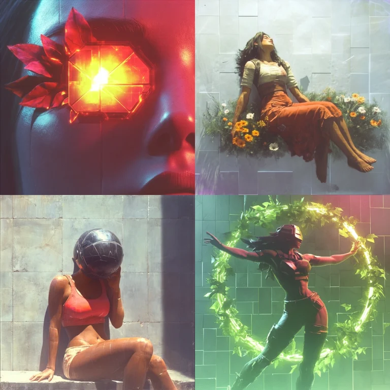 Luminescent Contrast with Realism - Midjourney style sref code