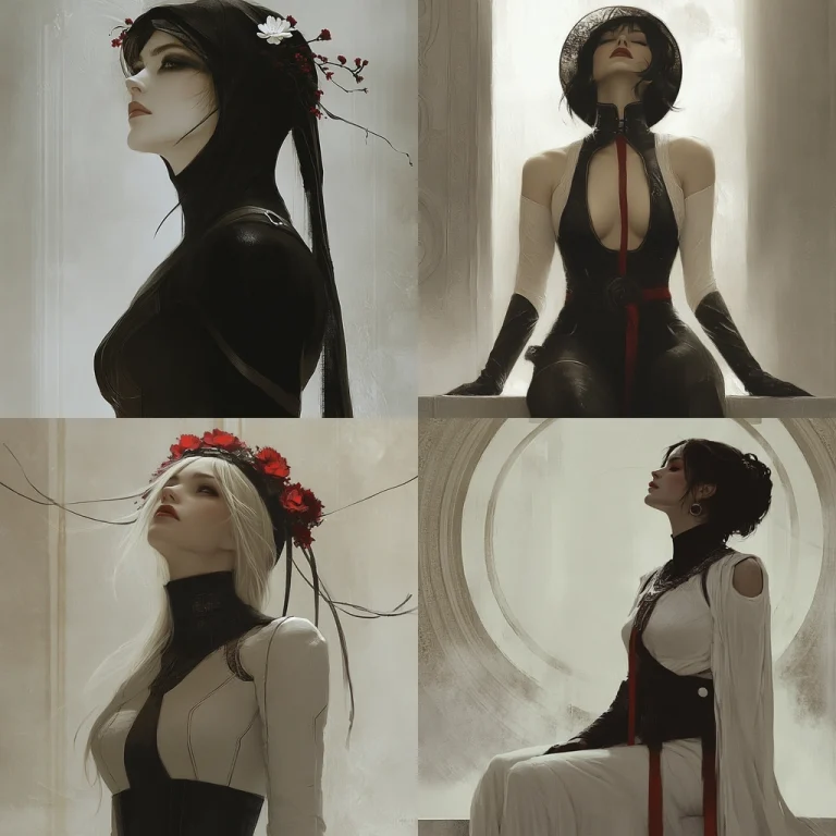 Bold Contrast Edges - Midjourney style sref code