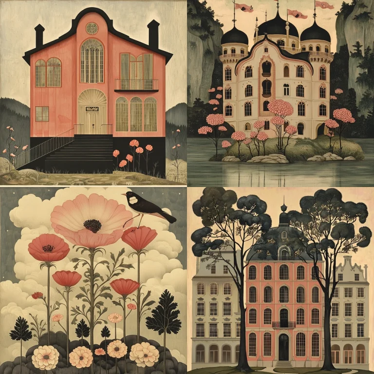 Subdued Architectural Surrealism - Midjourney style sref code