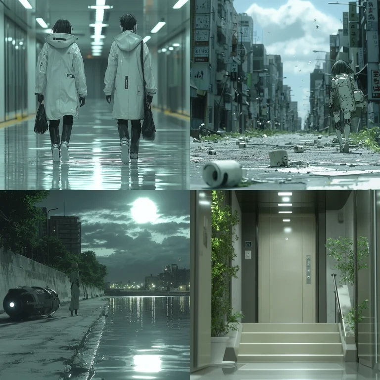 Cyan Urban Realism - Midjourney style sref code