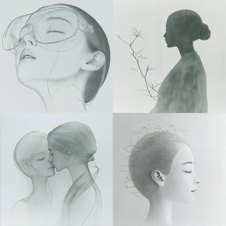 Subdued Monochrome Gradient - Midjourney style sref code