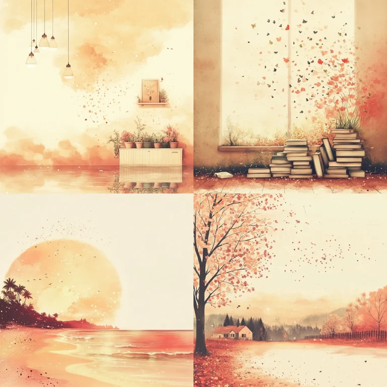 Warm Autumnal Watercolor - Midjourney style sref code