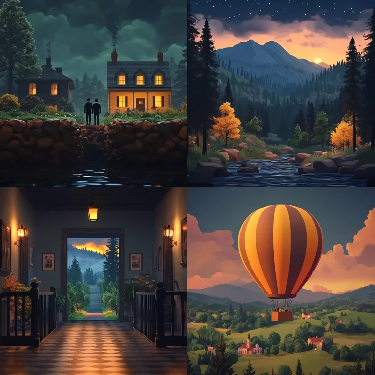 Twilight Woodlands with Warm Illumination - Midjourney style sref code