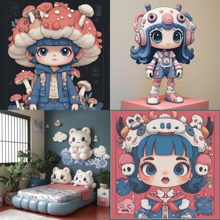 Pastel Pop Illustration - Midjourney style sref code