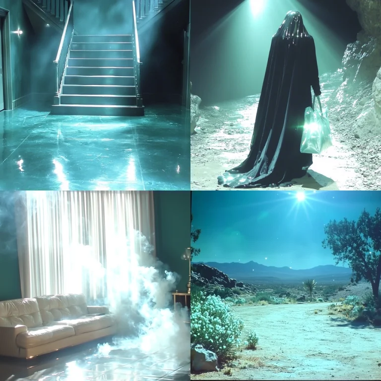 Cyan Light Contrast - Midjourney style sref code