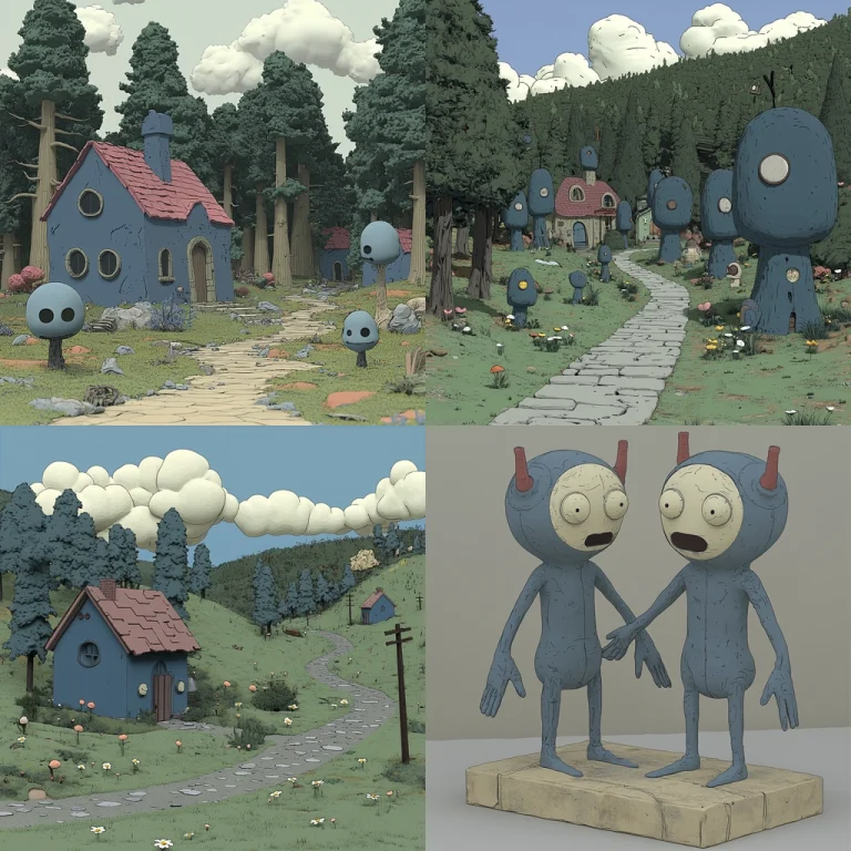 Pastel Surreal Landscape - Midjourney style sref code