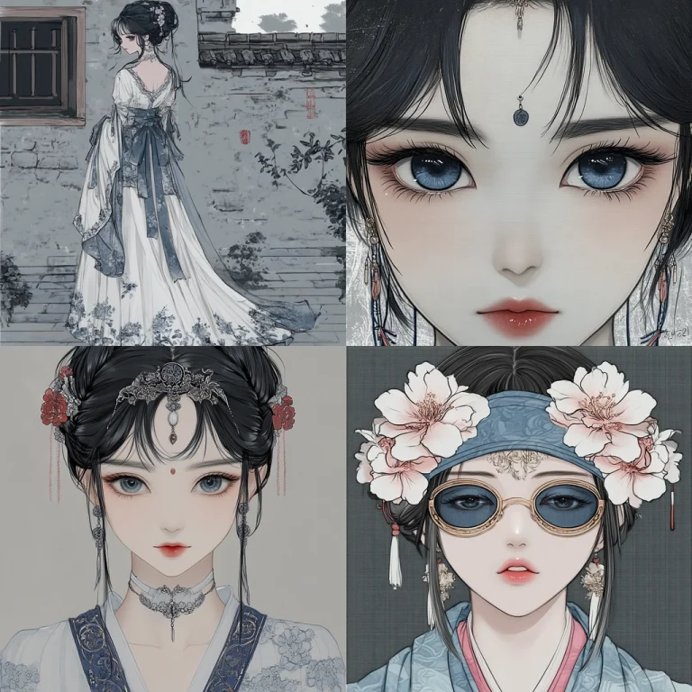 Eastern Ink and Color Harmony - Midjourney style sref code