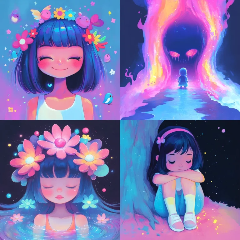 Vivid Dreamlike Pastel Contrast - Midjourney style sref code