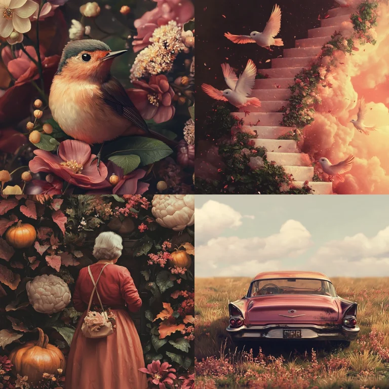 Warm Floral Realism - Midjourney style sref code