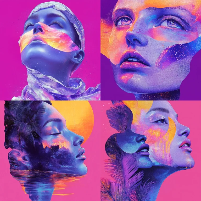 Vivid Psychedelic Lighting - Midjourney style sref code