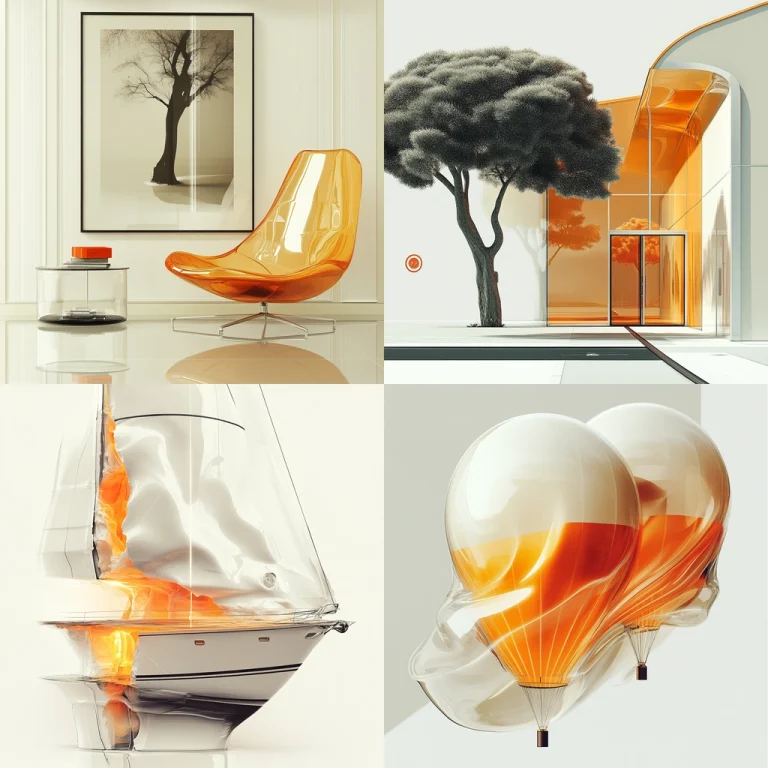 Transparent Modernist Hue - Midjourney style sref code