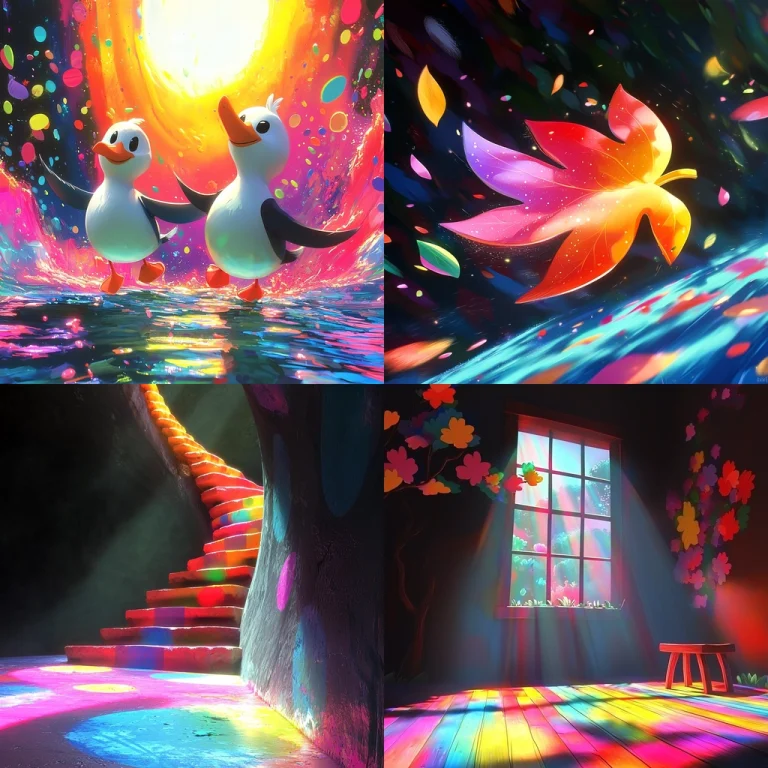 Vibrant Color Gradient - Midjourney style sref code