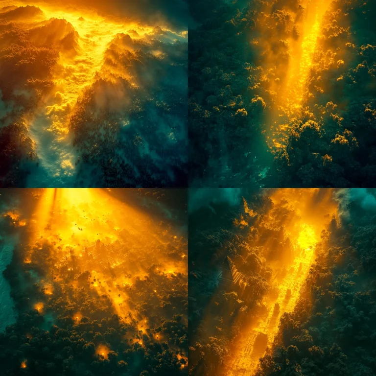 Golden Radiant Light - Midjourney style sref code