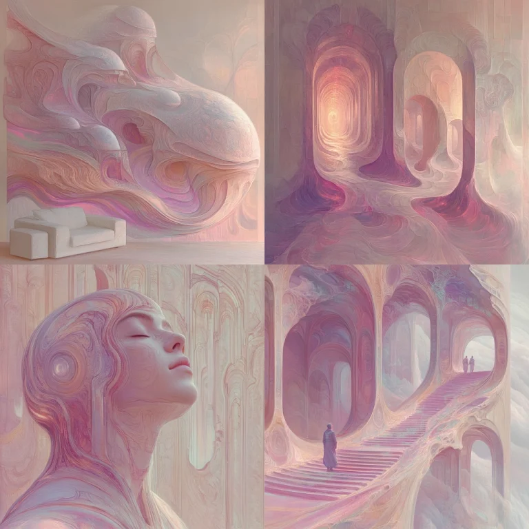 Pastel Fluid Architecture - Midjourney style sref code