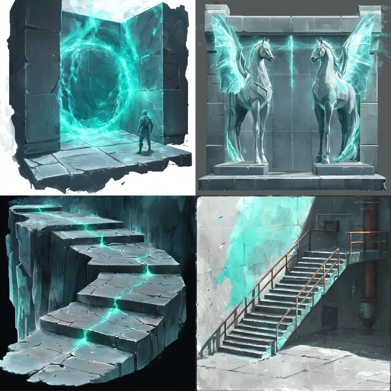 Cold Glowing Stone and Metal Realism - Midjourney style sref code