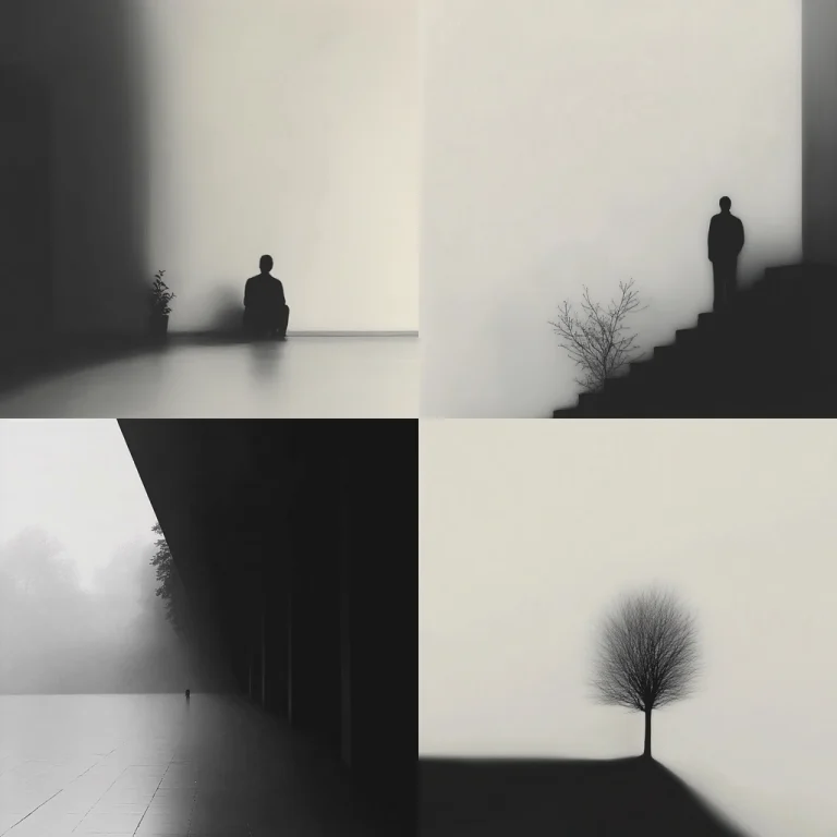 Monochrome Minimal Contrast - Midjourney style sref code
