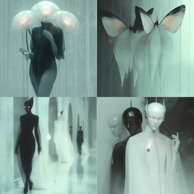 Ethereal Futuristic Elegance - Midjourney style sref code