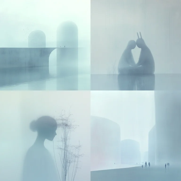 Soft Cyan Blur Effect - Midjourney style sref code