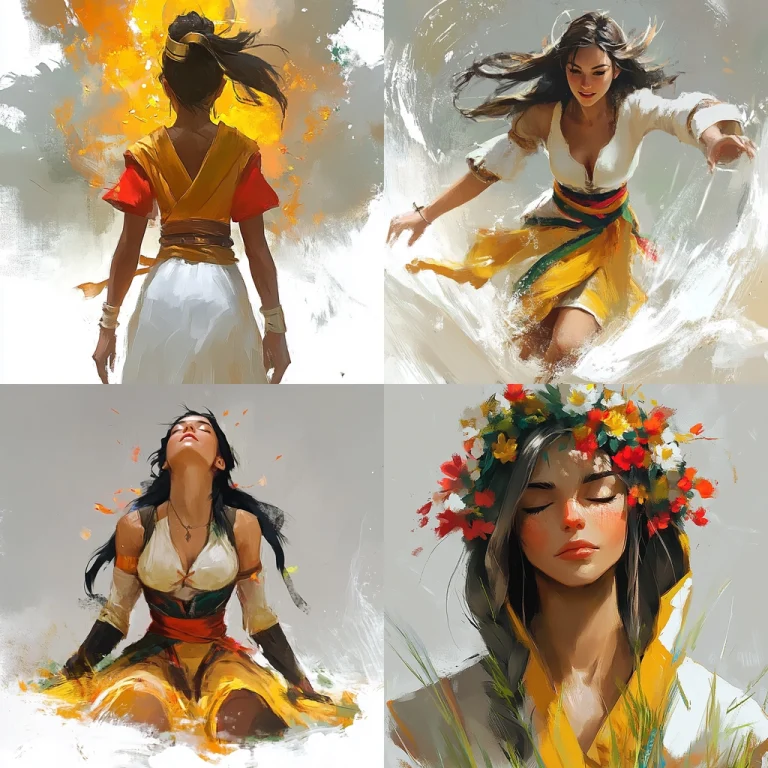 Dynamic Brushstroke Render - Midjourney style sref code