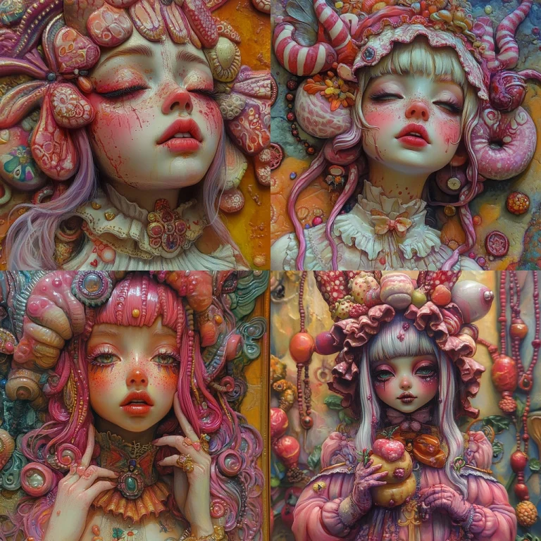 Intricate Pastel Baroque - Midjourney style sref code