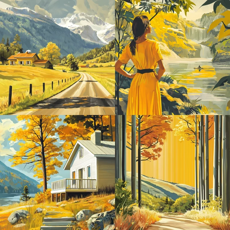 Yellow-Pop High Contrast Realism - Midjourney style sref code