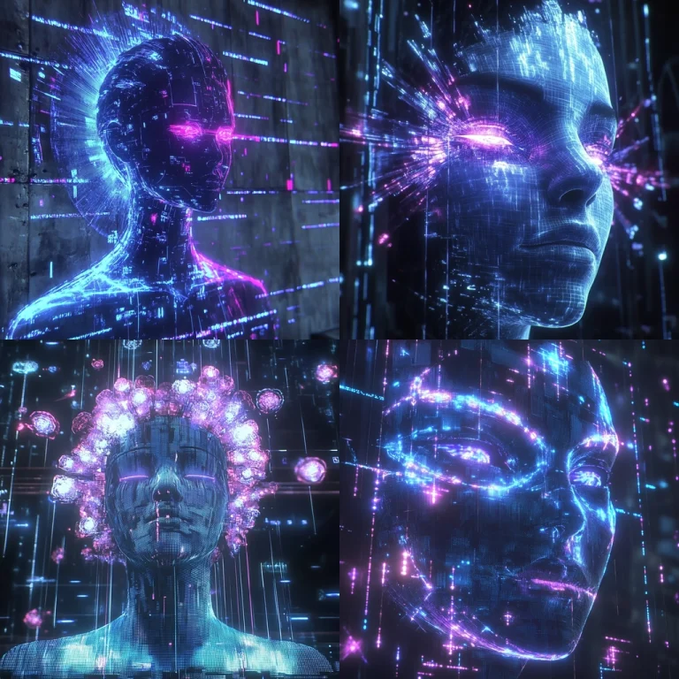 Neon Cyberpunk Glitch - Midjourney style sref code