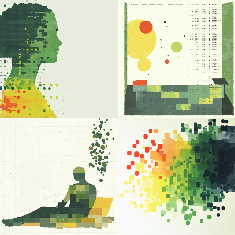 Dotted Spatial Gradient - Midjourney style sref code