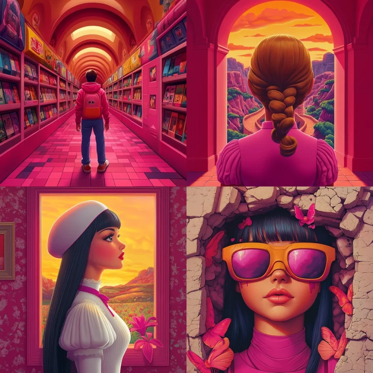 Warm Contrast Surrealism - Midjourney style sref code