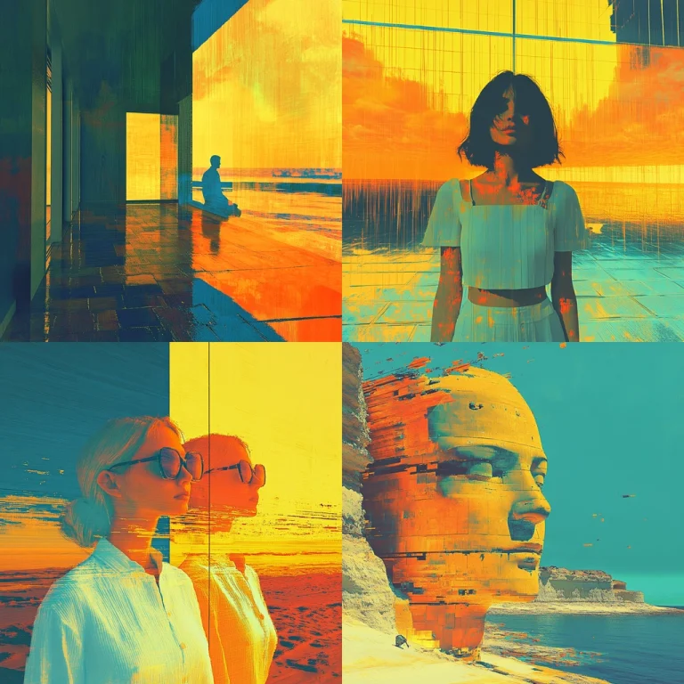 Vivid Gradient Contrast - Midjourney style sref code