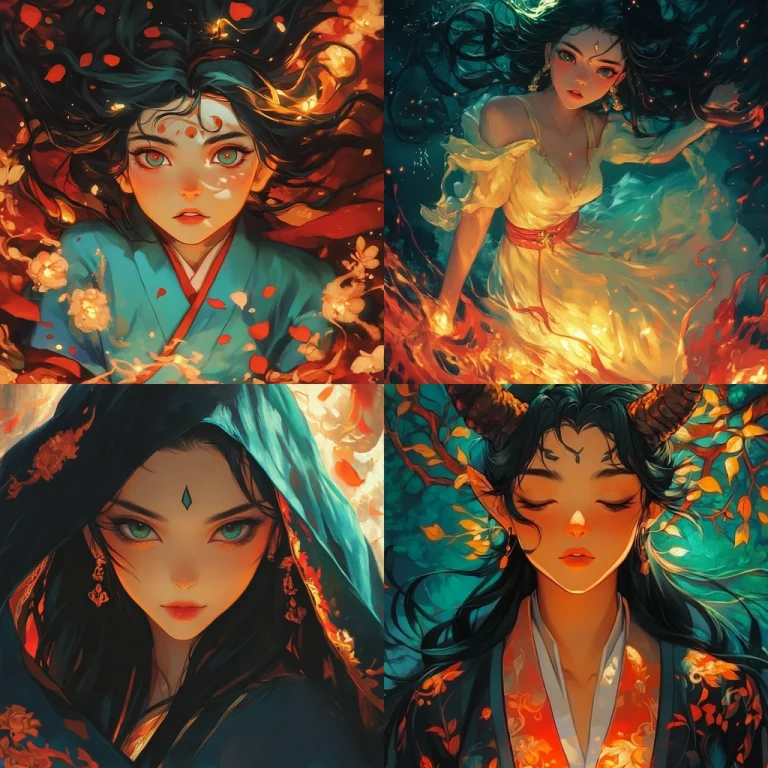 Vibrant Fluid Dynamics - Midjourney style sref code