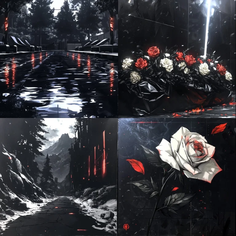 Dark Reflections Contrast - Midjourney style sref code