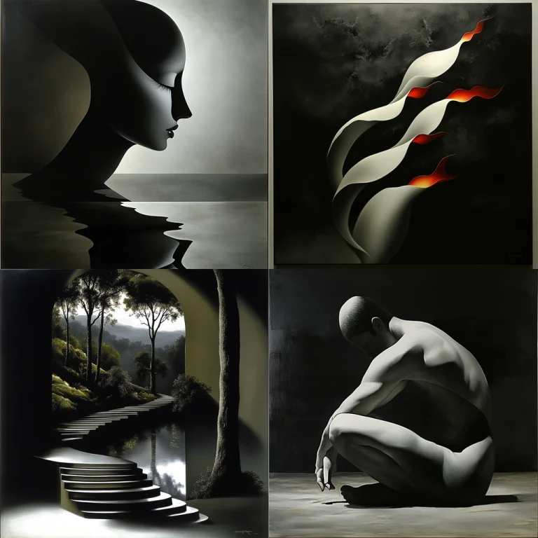 Monochrome Light Contrast - Midjourney style sref code