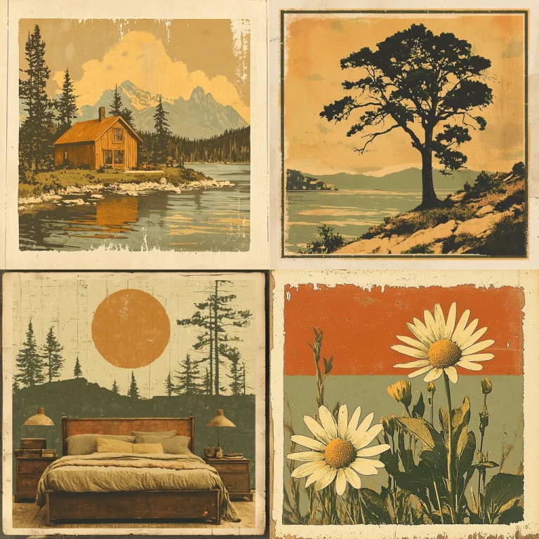 Warm Vintage Earth Tones - Midjourney style sref code