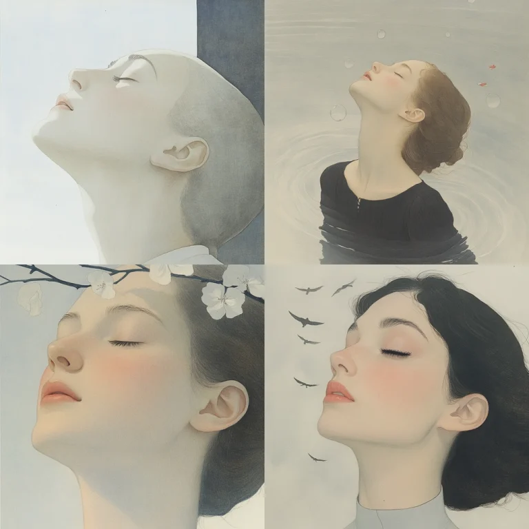 Subtle Minimalist Pastel Composition - Midjourney style sref code