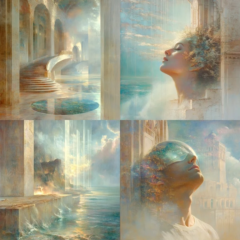 Ethereal Light Architecture Fusion - Midjourney style sref code