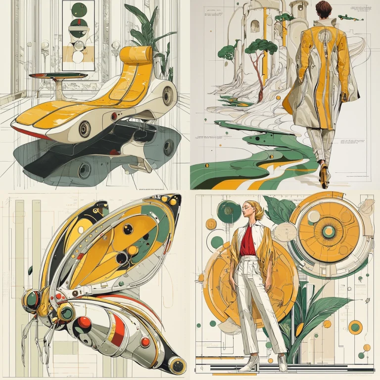 Geometric Line Precision - Midjourney style sref code