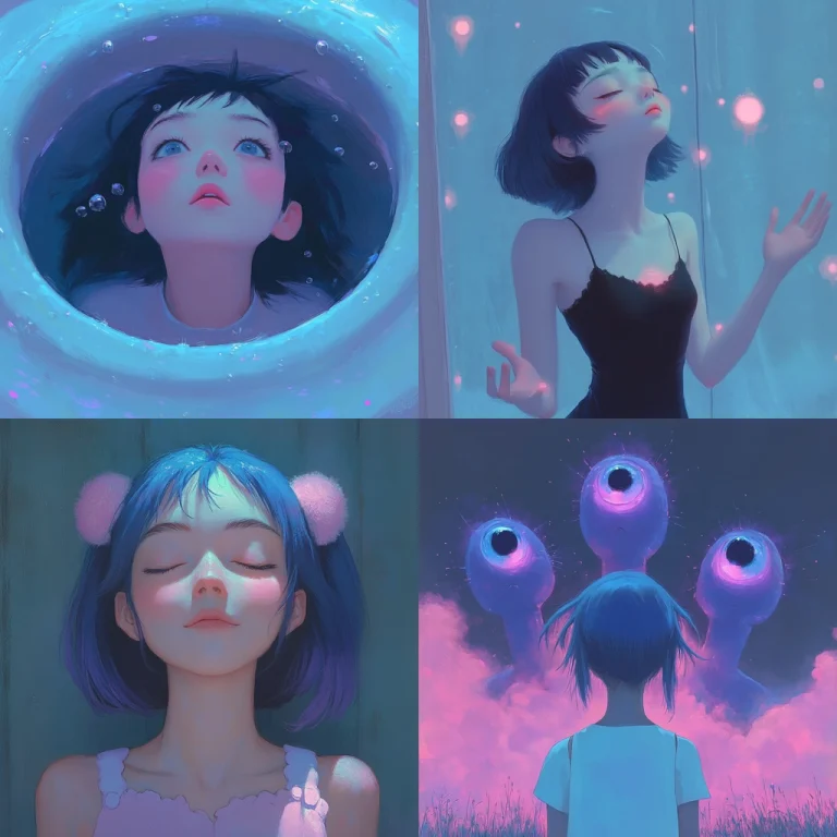 Neon Dreamscape Illumination - Midjourney style sref code