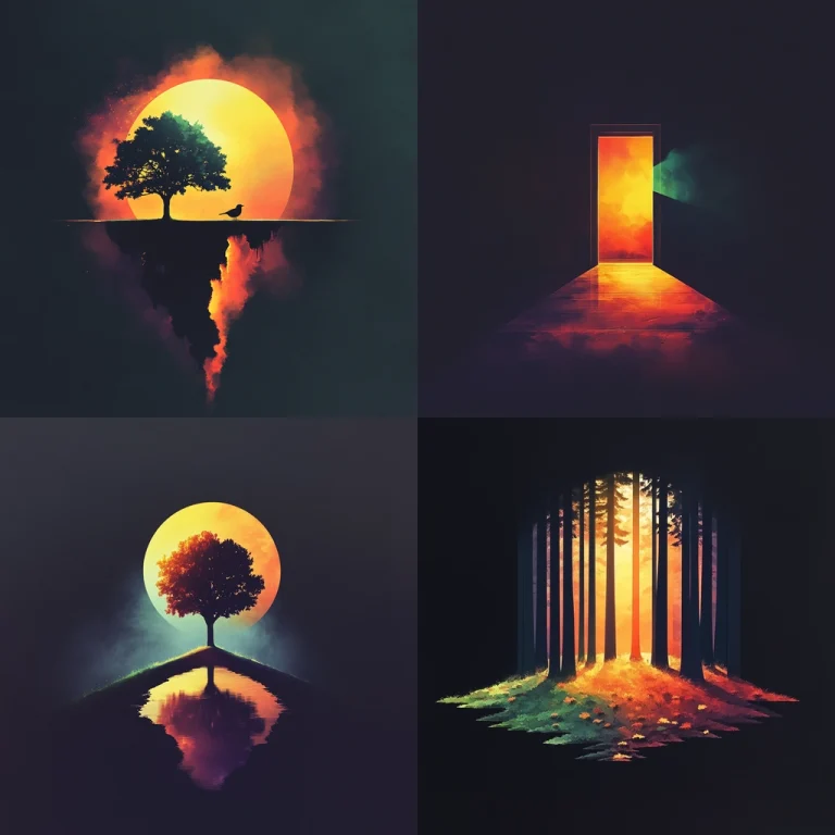 Fiery Sunset Illumination - Midjourney style sref code