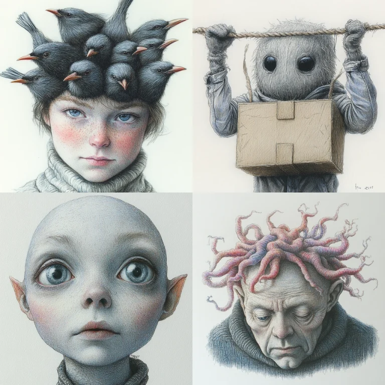 Soft Shading with Anthropomorphic Subjects - Midjourney style sref code