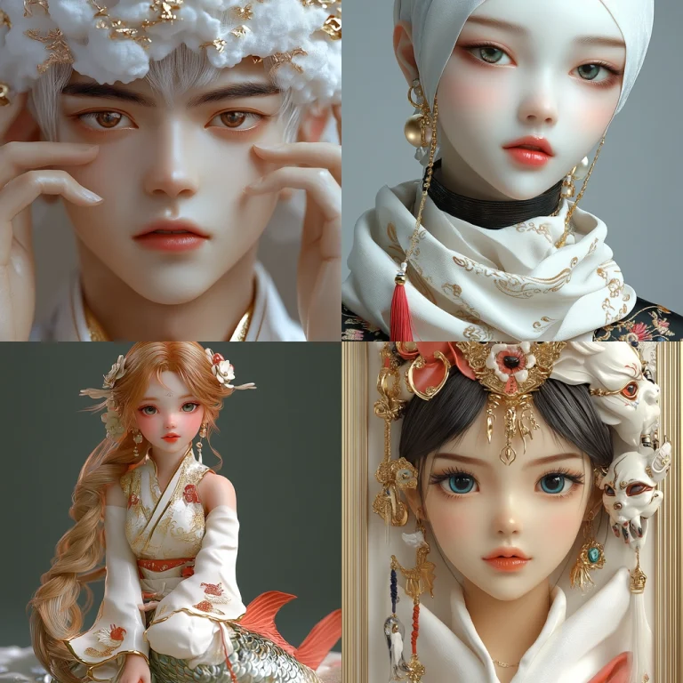 Intricate Fabric and Ornamental Details - Midjourney style sref code