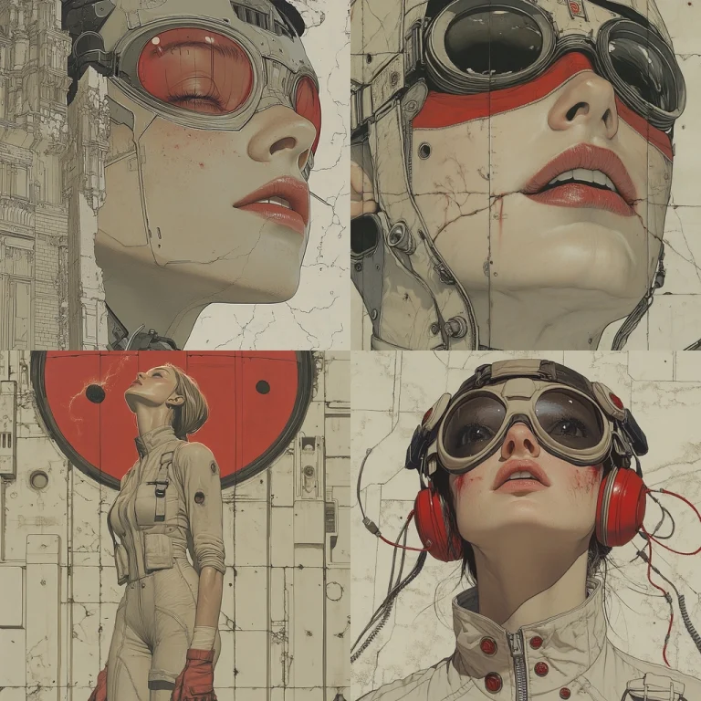 Textured Beige Futurist Composition - Midjourney style sref code