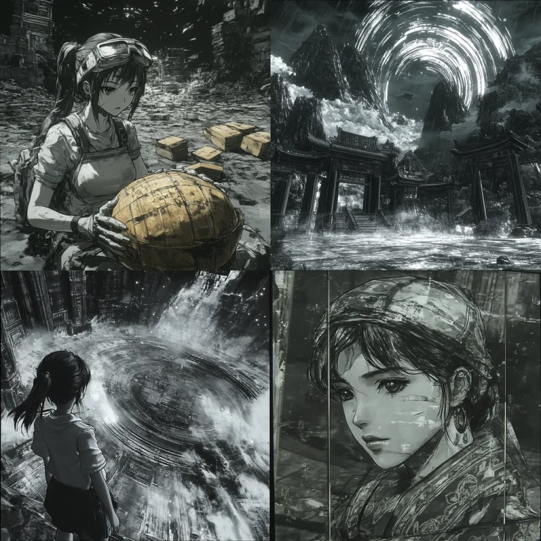 Monochrome Textured Vision - Midjourney style sref code