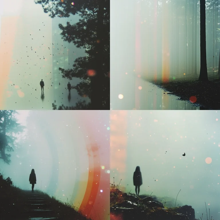 Misty Glitch Effect - Midjourney style sref code