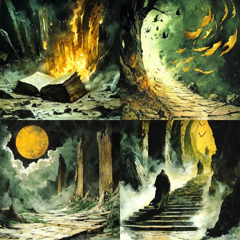 Illuminated Pathways - Midjourney style sref code