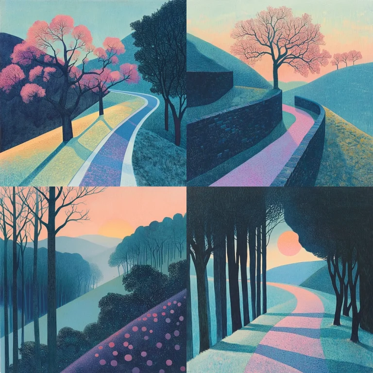 Pastel Twilight Vista - Midjourney style sref code