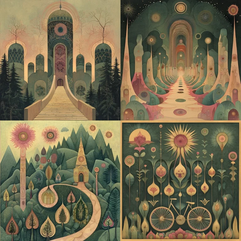 Pastel Geometric Whimsy - Midjourney style sref code