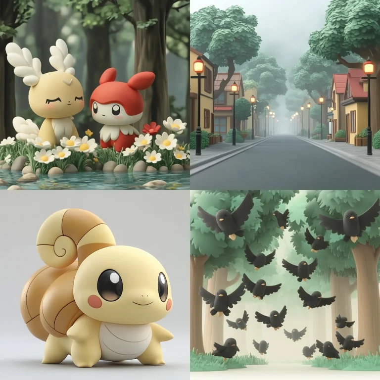 Soft Pastel Cute Leafy Style - Midjourney style sref code