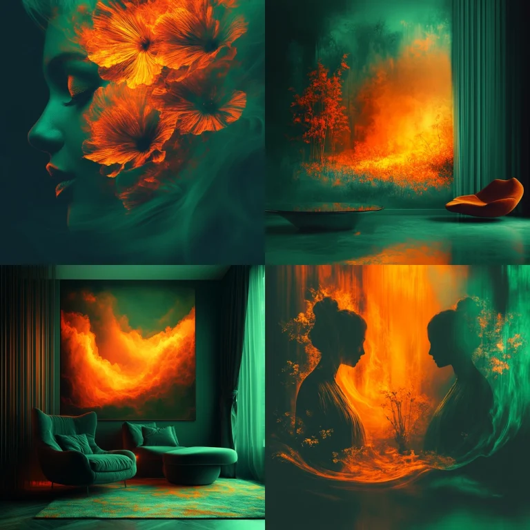 Vivid Neon Glare - Midjourney style sref code