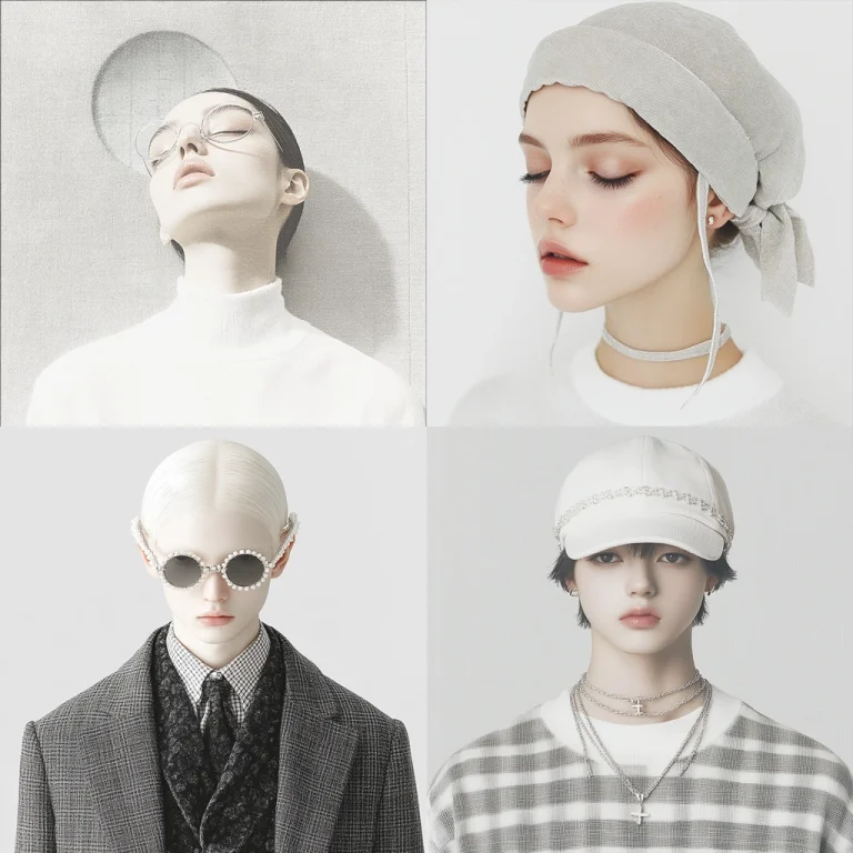 Muted Gray Fashion Portraits - Midjourney style sref code