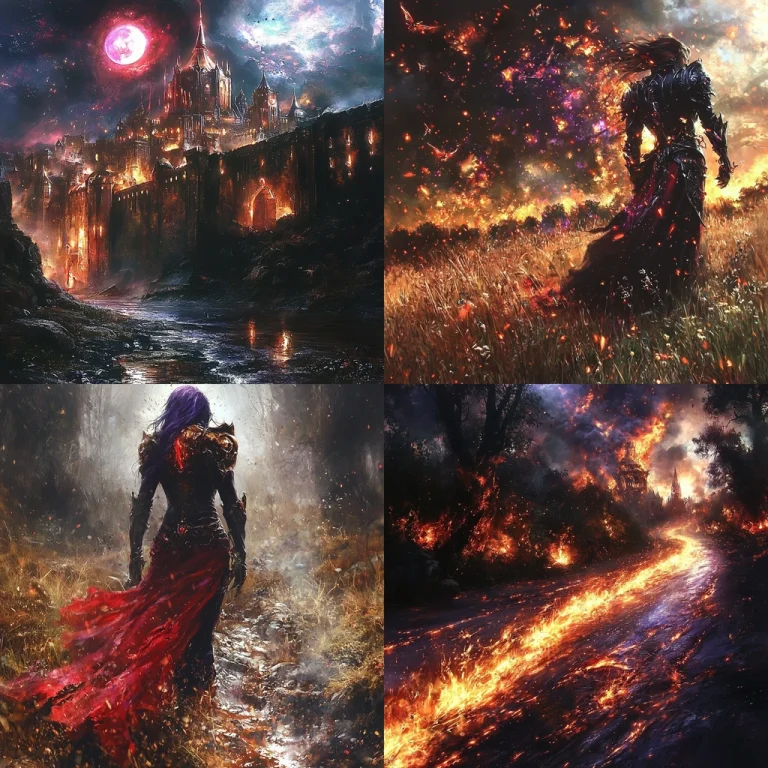 Glowing Dark Fantasy - Midjourney style sref code